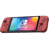 HORI Nintendo Switch Split Pad Compact (Apricot Red) - Ergonomic Controller for Handheld Mode - Officially Licensed by Nintendo