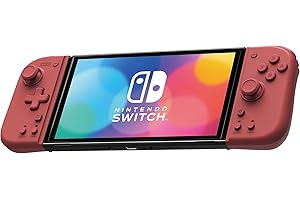 Nintendo Switch Split Pad Compact (Apricot Red) - Ergonomic Controller for Handheld Mode - Officially Licensed by Nintendo - 