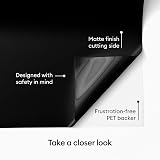 Cricut Permanent Adhesive Vinyl Roll 30.5 cm x 3 m Black Matte Finish view 5
