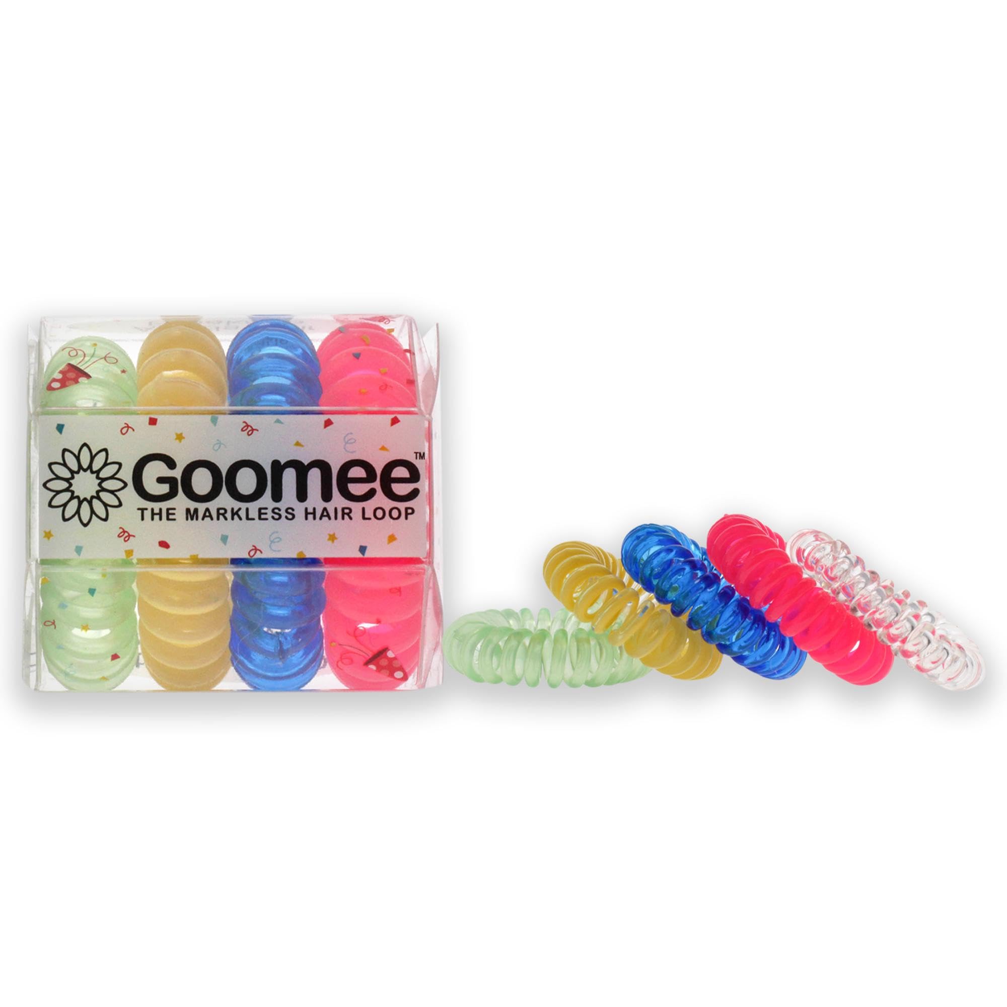 Goomee The Markless Hair Loop Set - Let Loose For Women 4 Pc Hair Tie