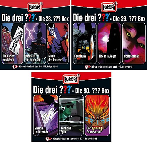 Die Drei Fragezeichen Alle Folgen Liste Die Drei ??? (Fragezeichen) - Folgen 82-90 (3 CD Box 28+29+30) im Set