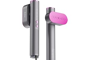 iLake Travel Steamer for Clothes, 100-240V Dual Voltage Portable Garment Steamer, 1000W Travel Size Handheld Steam & Iron 2 i