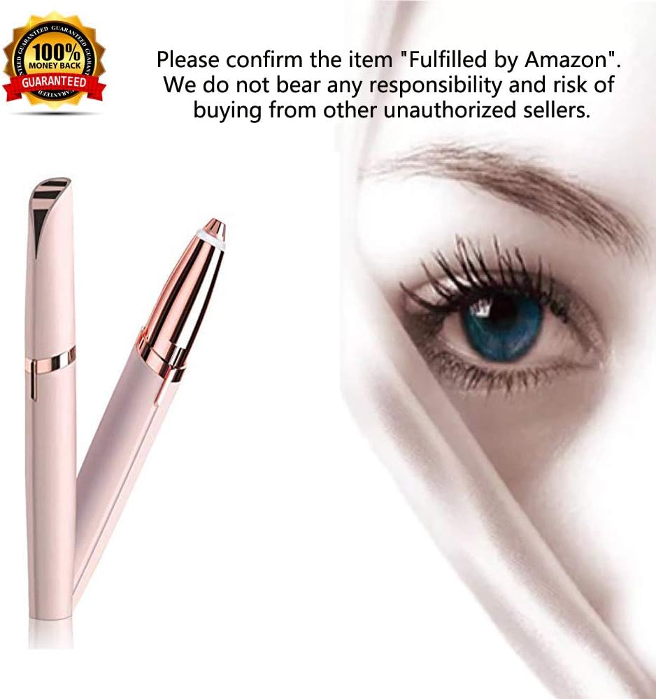Electric Eyebrow Hair Remover Eyebrow Trimmer for Women Mini Eyebrow Hair Removal Painless Safe Facial Hair Trimmer Brows Shaver for Women As Seen On TV