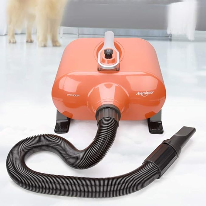 Knoijijuo Dog Dryer Pet Hair Dryer 3300W Stepless Speed Dog
