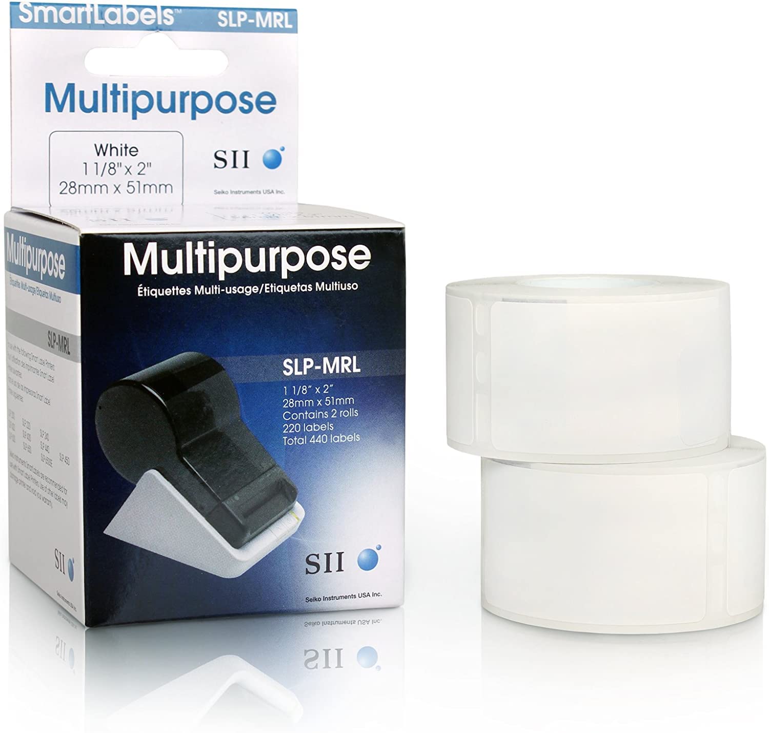 Seiko - Labels - white - Roll (28mm x 51mm) - 2 roll(s)