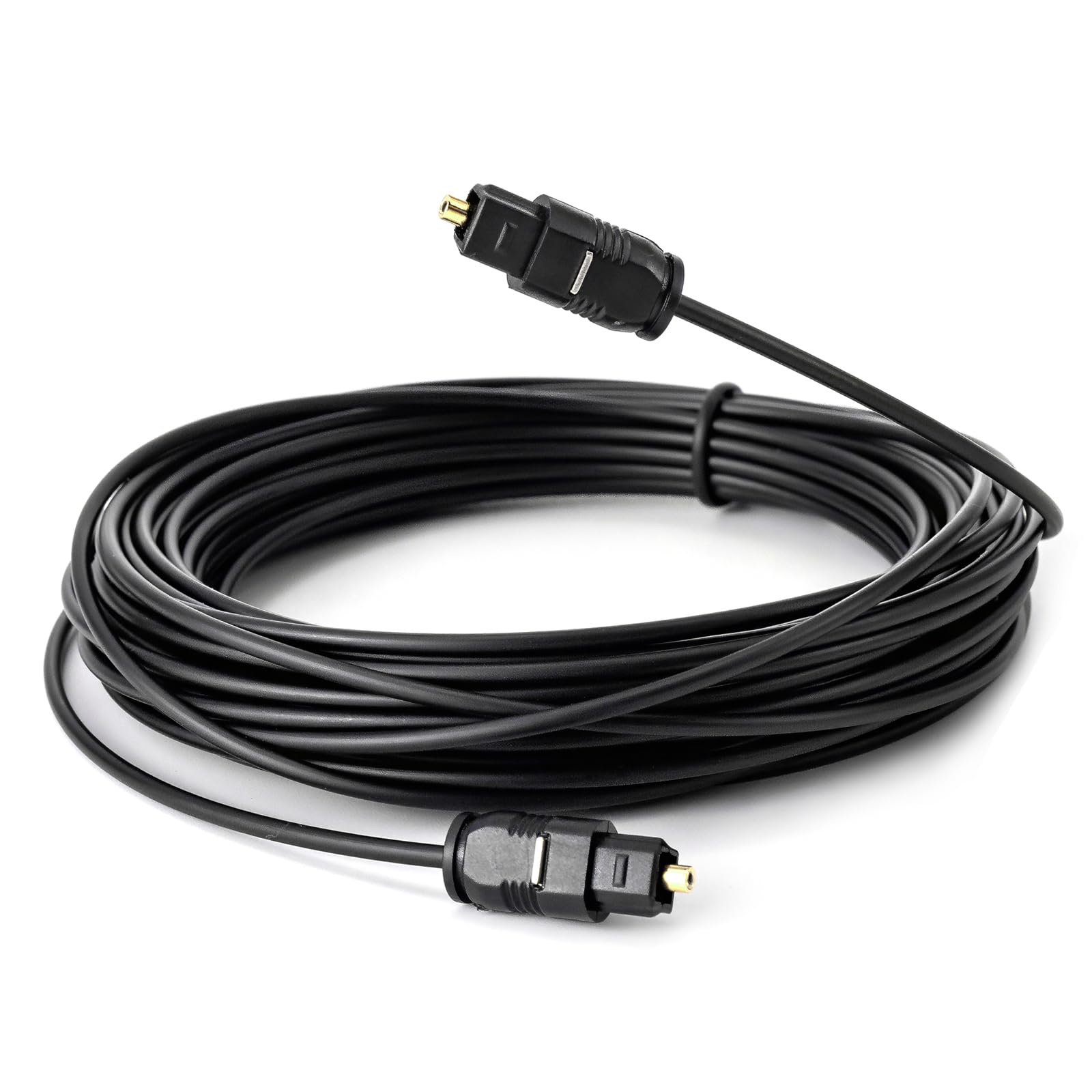 Pxyelec 10 M Black Digital Fiber Optical Audio SPDIF TosLink Cable