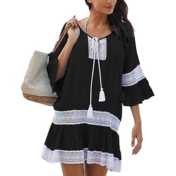 Gjyia Womens Maillots De Bain Bikini Cover Up Robe De Plage
