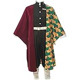 Nuoqi Zentisu Tanjiro Cosplay Adult Giyuu Tomioka Outfit Shinobu Anime Halloween Costume
