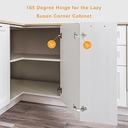 Chibery 2 Pack 165 Degree Frameless Lazy Susan