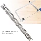 Yosoo Health Gear Spiral Scroll Saw Blades 12pc Carbon Steel for Wood Metal view 7