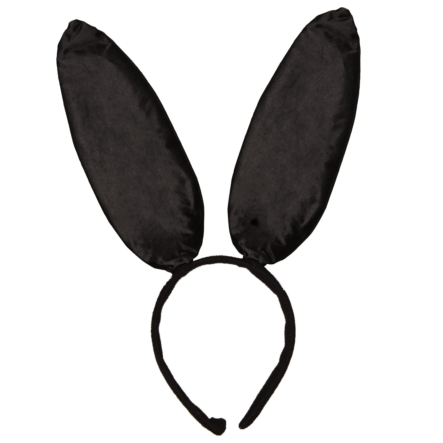 AOVNA Black Bunny Ear Headband - Cosplay Rabbit Ear Hair Hoop for Halloween & Easter