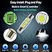 NAKOBO White 29mm Festoon Led Bulb 3-SMD 5050 Chipsets 6614F 6612F for Car Interior Vanity Mirror Sun Visor Lights (pack of 4)