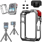Honlyn Metal Frame Camera Cage for DJI Osmo 360, Aluminum Case Protective Frame Expansion Housing Shell for OSMO 360