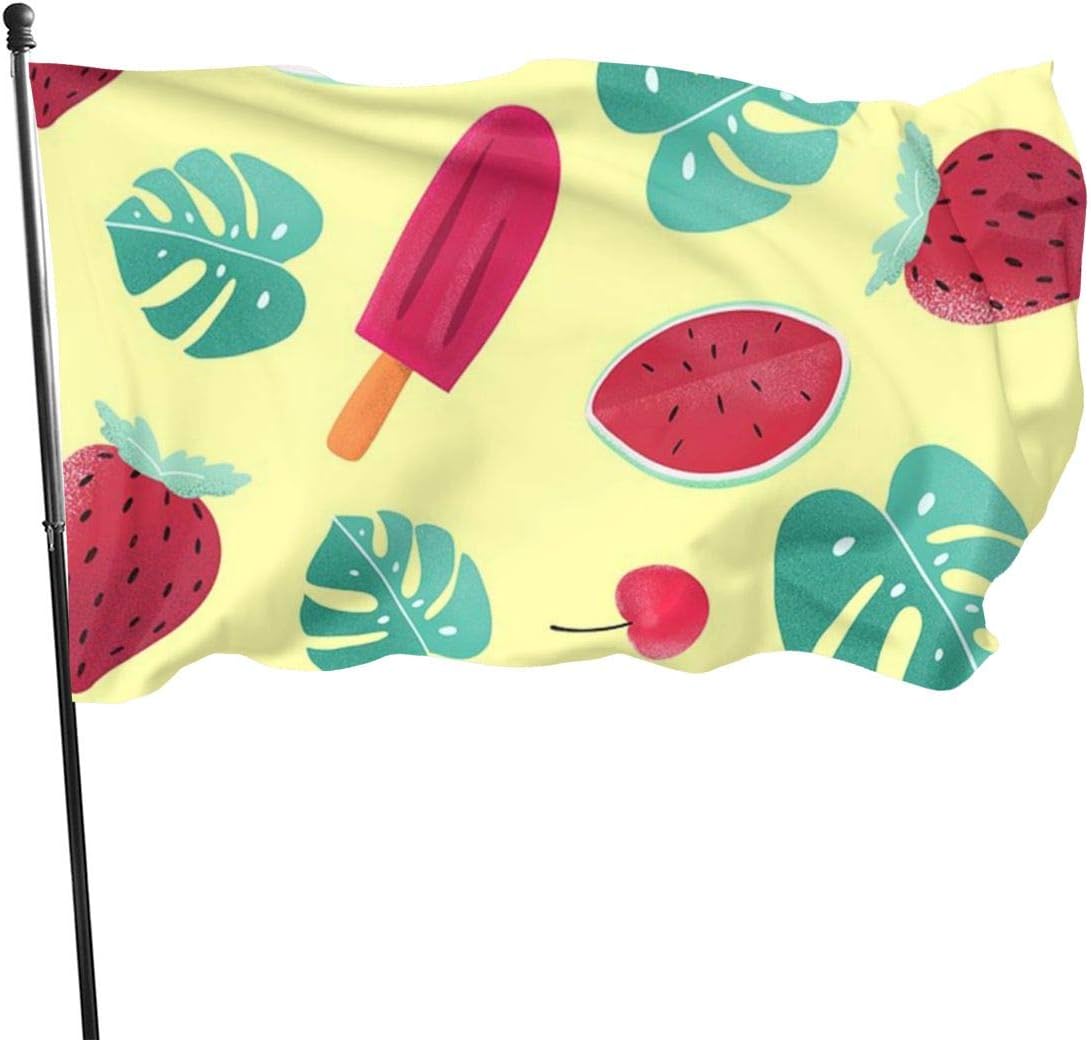 Amazon.com : FUSUISN 3x5 Ft Flag-Watermelon Leaves Home Garden Flags ...