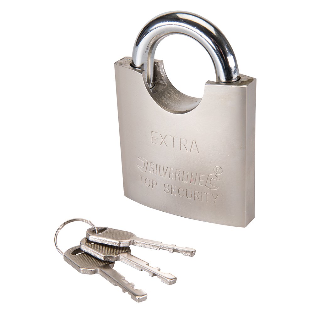 Silverline 260329 Shrouded Padlock 70 mm