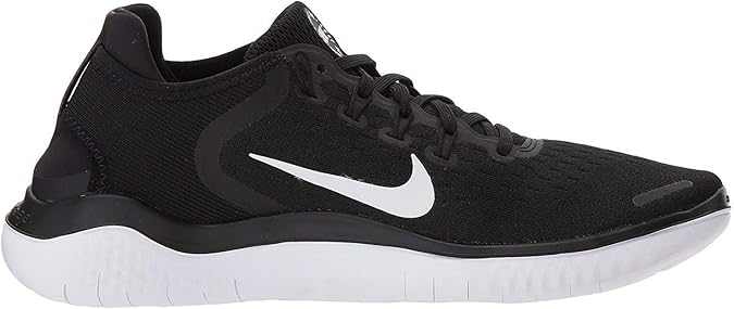 womens nike free rn 2018 black and white