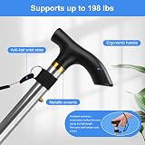 supregear Folding Walking Stick Adjustable Lightweight Cane 85-95 cm view 4