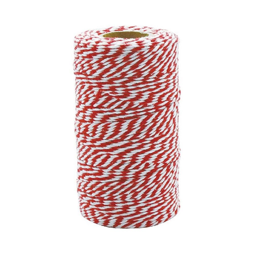 ダルトン(Dulton) ツイステッド ストリング ホワイト/レッド 100m WHITE-RED GS555-266A商品画像