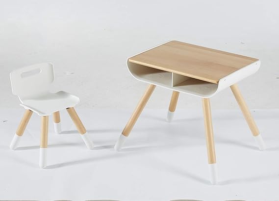 wooden table & chairs for toddlers