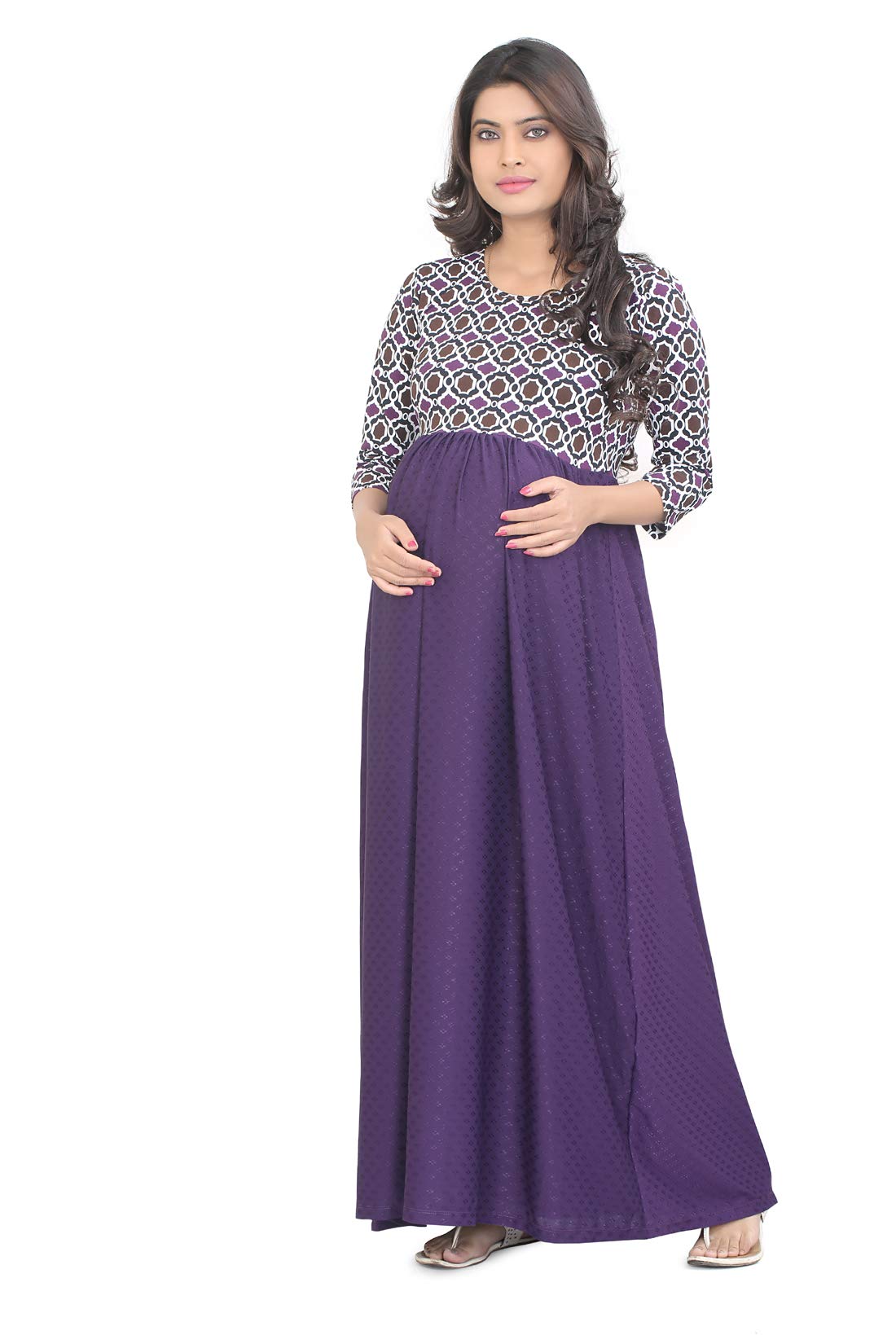 maternity evening maxi dress