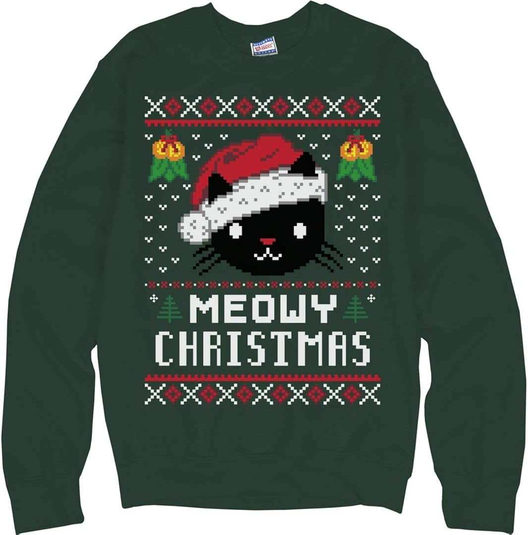 cat christmas hoodie