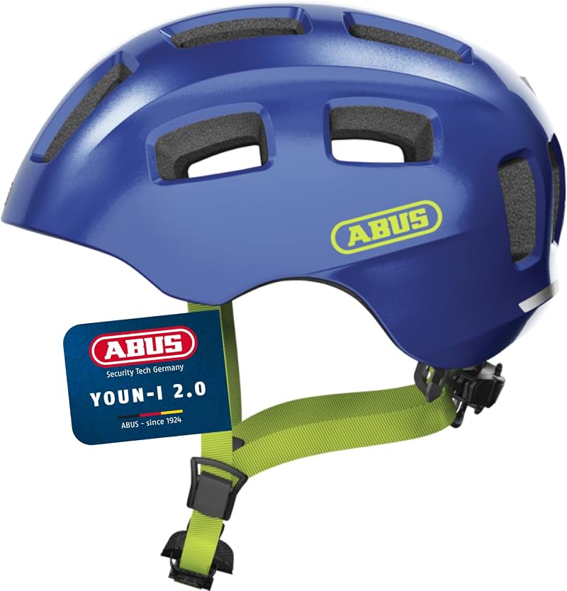 ABUS Youn-I 2.0 Bike Helmet with Light for Kids Teens Unisex
