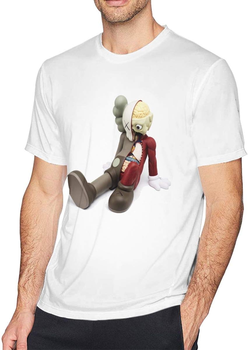 CiXianFuLu KAWS Men's Short Sleeve T-Shirt White