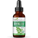 Herbal Goodness Moringa Extract Liquid Drops 1 Fl. oz - Superfoods Tincture for Energy & Immune Support, Organic and Highly Bioavailable Alternative to Moringa Capsules & Powder, Non-GMO Vegan