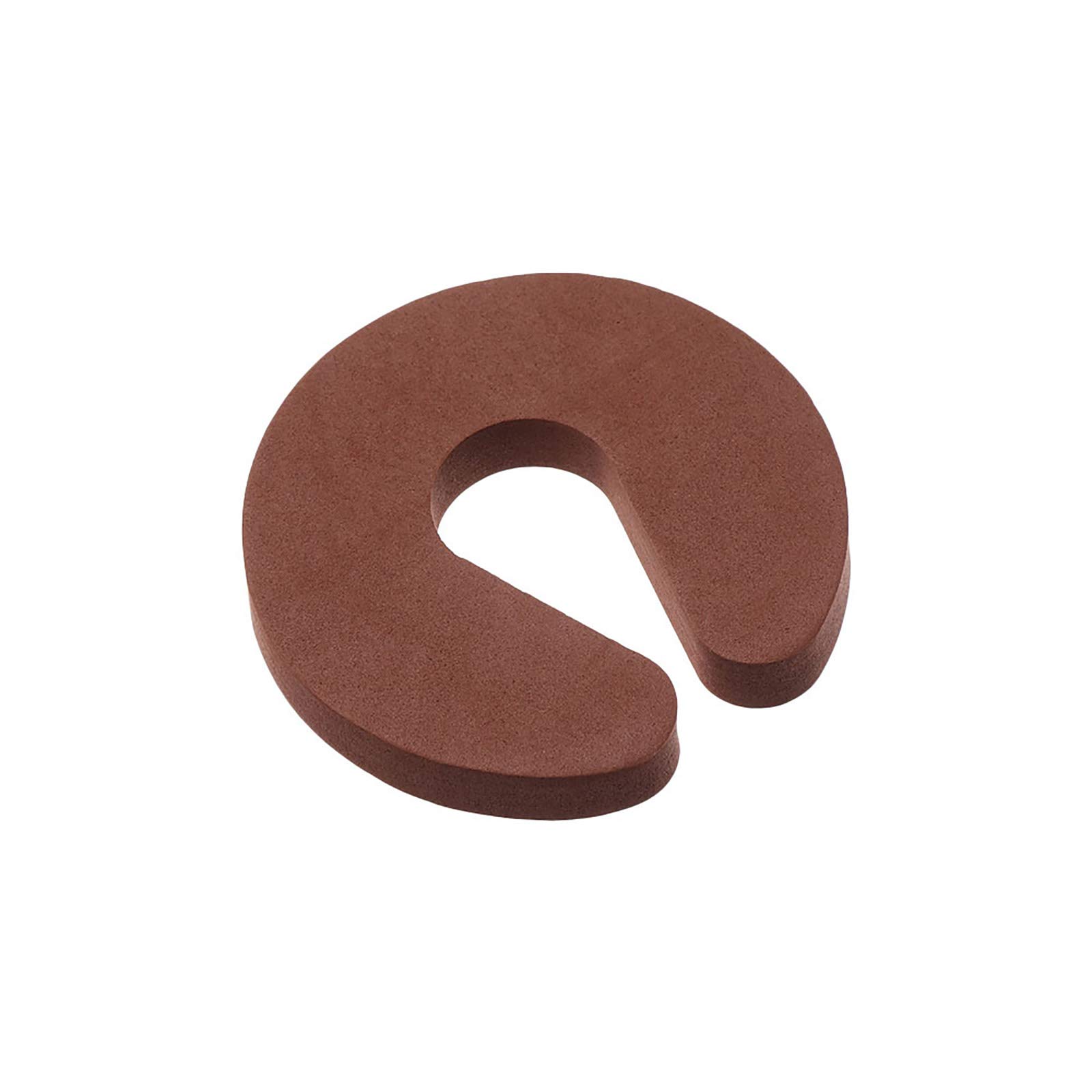 Door Finger Guards Baby Proofing Doors Made Easy with Soft, Prevents Finger Pinch Injuries, Slamming Doors, and Child or Pet from Getting Locked in Room Brown 1PCS