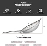 Walfos Fine Mesh Strainers 304 Stainless Steel with Reinforced Frame 20cm view 4