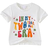 Toddler Baby Girl Birthday Outfit Two Birthday Shirt in My Two Year Old Era Top
