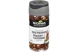 McCormick Gourmet (MCCO3), New Bottle, Premium Quality Natural Herbs & Spices, Crushed Red Pepper, 24g