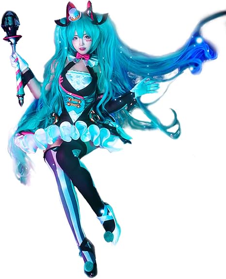 Amazon Milky Time 初音ミク コスプレ ライブ 衣装 ワンピース ステージ 水色 レディース 女の子 マジカルミライ19 ハロウィン コスプレ 仮装 通販