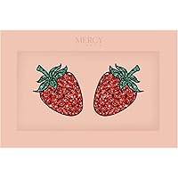 Pasties Nipple Covers PASTEASE Bat Pasties - Nipple Covers For Festivals, Raves, & Lingerie | Halloween Accessory | Latex Free & Made In USA (Black Bat Summer Nipple Covers