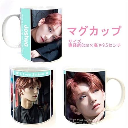 Amazon Seventeen マグカップ ジョシュア セブンティーン グッズ セブチ Joshua アイドル 芸能人グッズ 通販