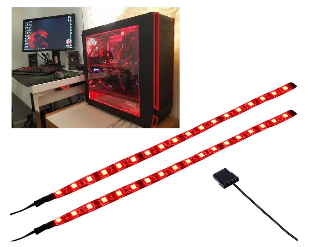 Buy LEDdess LED Light Strip Computer Lighting RED, Molex
