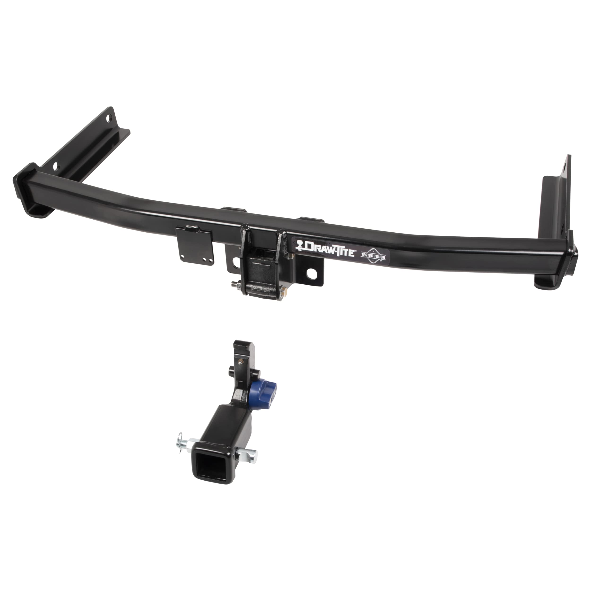 Photo 1 of ***PACKAGING DAMAGED*** Draw-Tite 76918 Hidden Hitch® Completely Hidden Trailer Hitch 2 in. Removable Receiver, Black, Compatable with 2019-2022 Audi Q3, 2018-2022 Volkswagen Tiguan