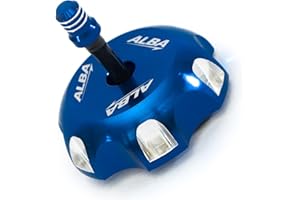 ALBA RACING ATV Gas Cap Compatible with Yamaha YFZ450 (2004-2009 and 2012-2013), YFZ450R and X Blue