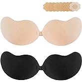 Super Sticky Invisible Push up Self Adhesive Bra Backless Breast Lift Bra Reusable