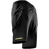 Storelli ExoShield Goalkeeper Shorts, High-Impact Protection, Sweat-Wicking, Breathable Athletic Shorts for Soccer