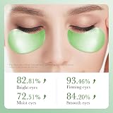 QEEROYO Aloe Vera Eye Patches 60Pcs Under Eye Masks Dark Circles Puffiness view 6
