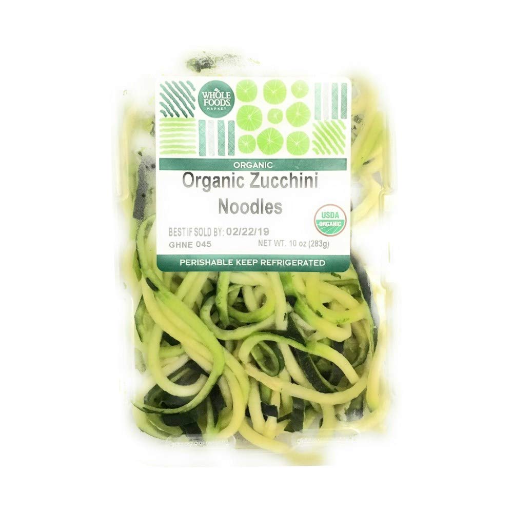 Whole Foods Market, Noodles Zucchini Organic, 10 Ounce Grocery & Gourmet Food