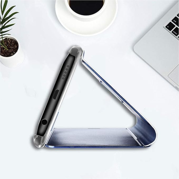Bakicey Galaxy A40 Leder H/&uuml;lle A30 Handyh/&uuml;lle Spiegel Schutzh/&uuml;lle Flip Tasche Case Cover f/&uuml;r Samsung Galaxy A20 Stand Feature handyhuelle etui Bumper H/&uuml;lle f/&uuml;r Samsung Galaxy A40