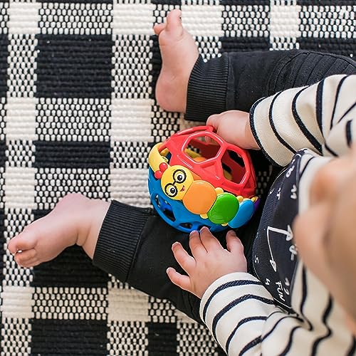 Baby Einstein Cal Bendy Ball Rattle Toy, Ages 3 months +