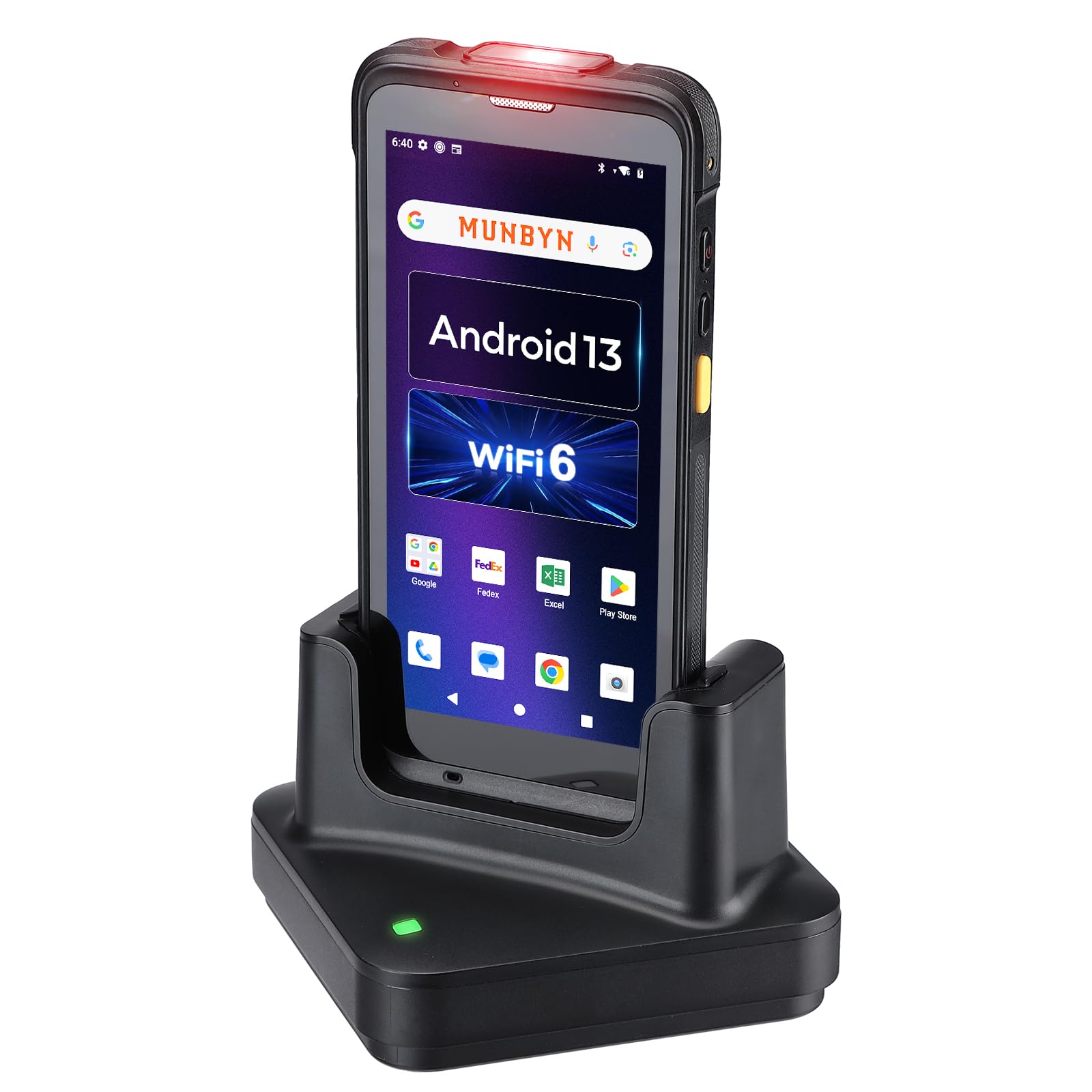 MUNBYN Upgraded Android 13 Barcode Scanner with 5.5