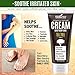 Therapeutic Soothing Cream – Fast Relief for Dry Skin, Eczema, Psoriasis, Itchy Skin or Sun Damage. Non-Greasy Daily Moisturizer. Natural Skincare Lotion for Body – Vanilla