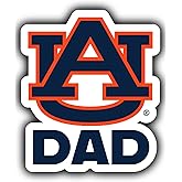 Auburn Tigers 4-Inch Proud Dad Die Cut Decal Officially Licensed Collegiate Product