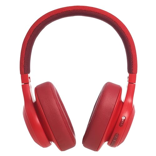 JBL E55BT Over-Ear Wireless Headphones Red in Kuwait Whizz Over