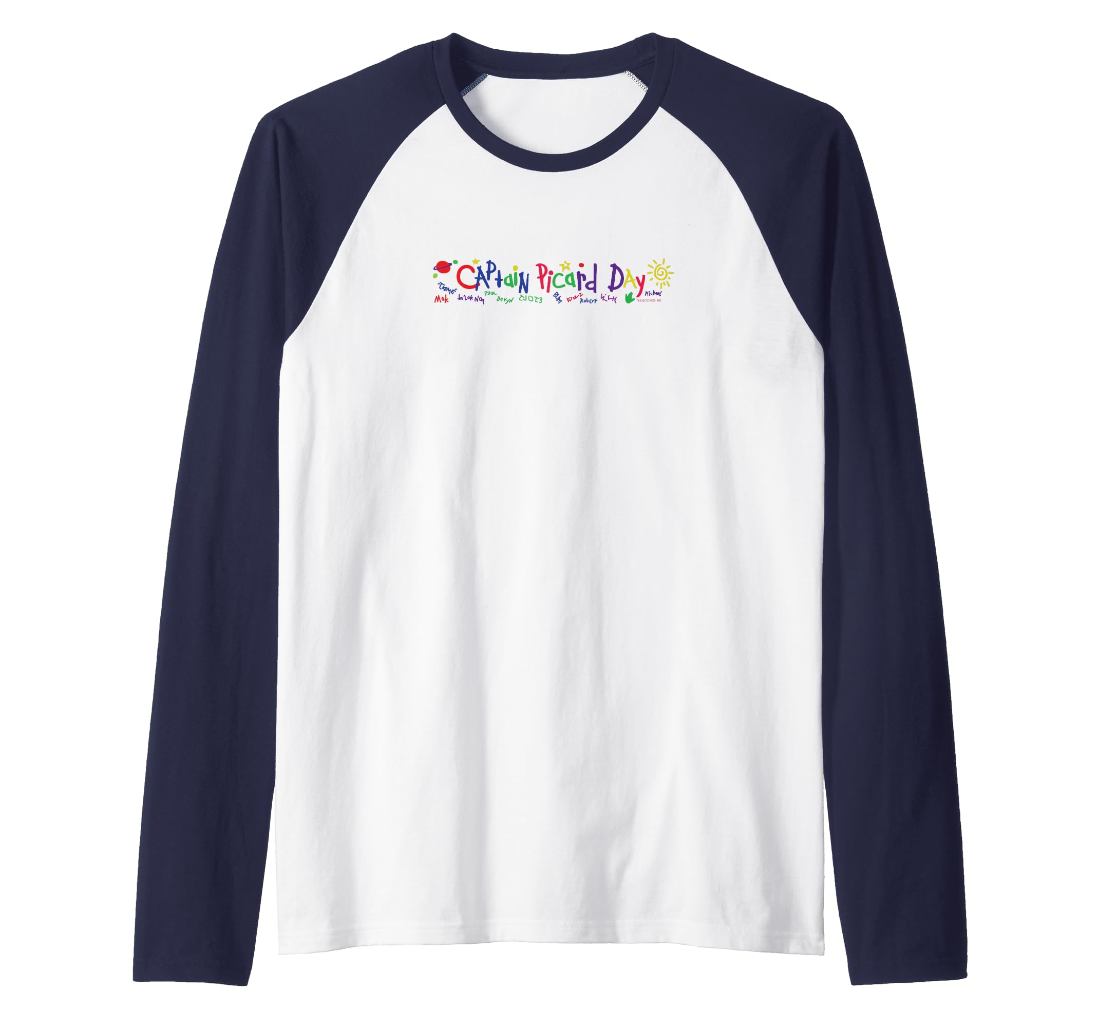 Star Trek: The Next Generation Captain Picard Day Raglan Baseball Tee