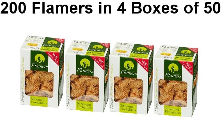 100 Firelighter, Natural Firelighters for Wood Burner Stove Fire Lighter,Ecolighters for log burners, Home fires, BBQ's,